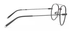Side view of Dali gun aviator eyeglasses from Vediview