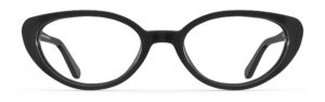 murasaki-eyeglasses-black-cat-eye-front