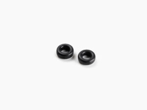 Front view of the black silicone glasses anti-slip rings from Vediview